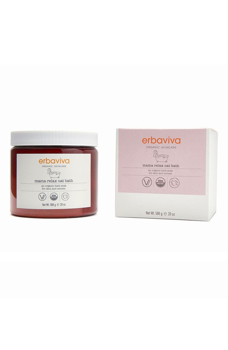 Erbaviva Mama Relax Oat Bath, Main, color,