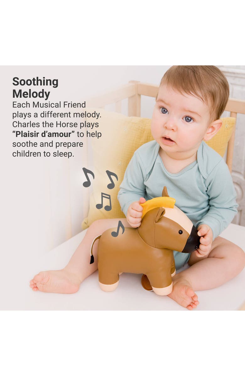 Little Big Friends Musical Animals - Horse, Plush Baby Music Box, Nursery Toy, Alternate, color, Brown