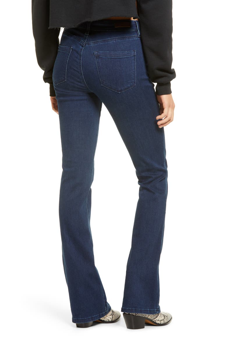 Hoyt Mini Bootcut Jeans, Alternate, color, BOOK SMART
