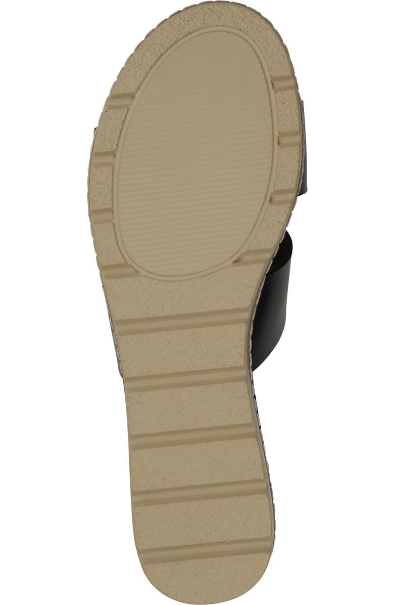 GOOD CHOICE NEW YORK Nellie Cutout Wedge Slide Sandal, Alternate, color, Black