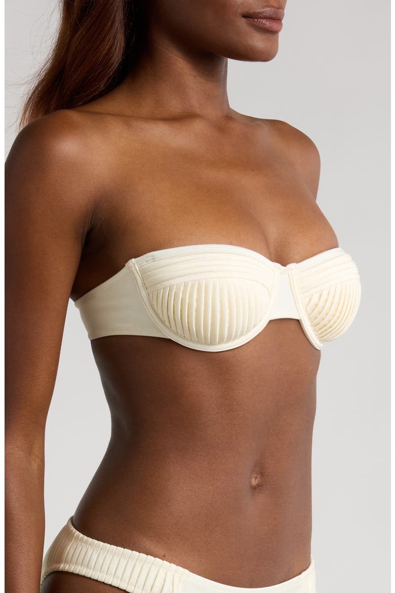 Solene Underwire Bikini Top, Alternate, color, BRULE