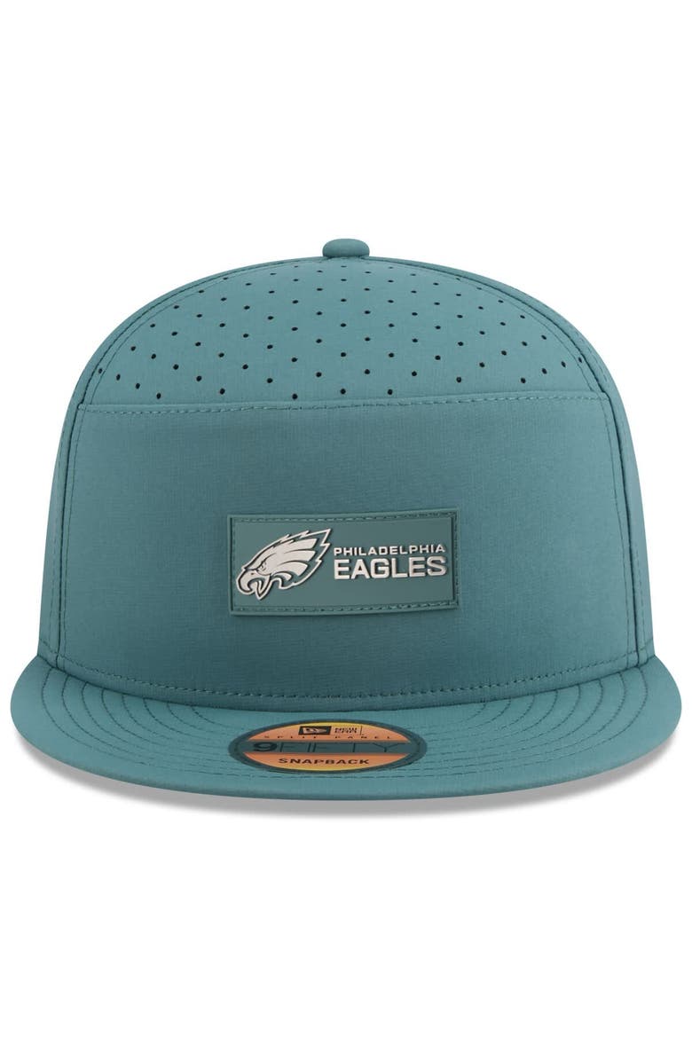 New Era Men's New Era Midnight Green Philadelphia Eagles 2025 Sideline  Split Panel 9FIFTY Snapback Hat, Alternate, color, Green