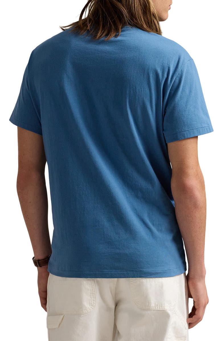 Polo Ralph Lauren Logo Graphic T-Shirt, Alternate, color, Petrol Blue