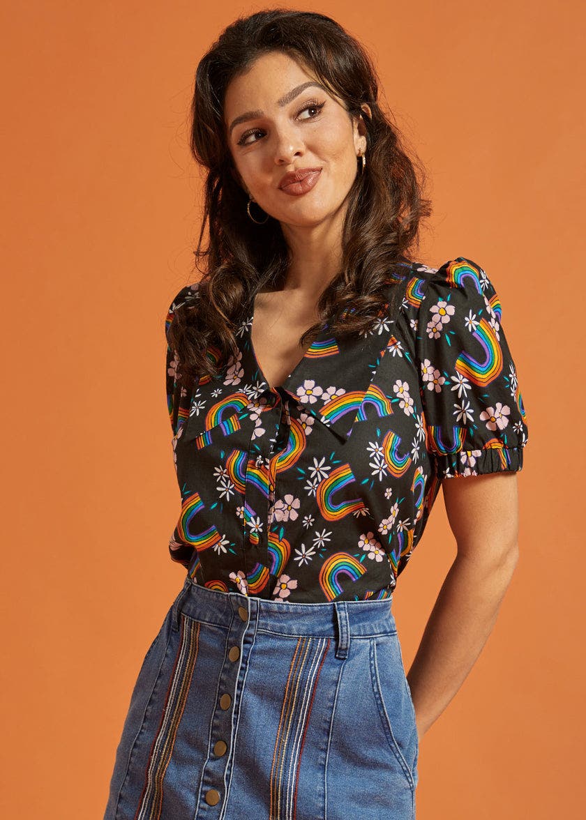 ModCloth Petal Picnic Blouse (Women) | Nordstrom