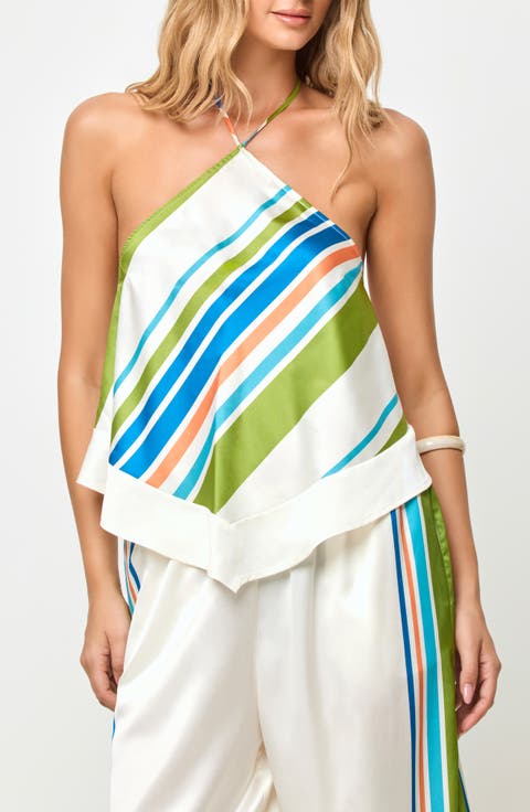 Hollis Handkerchief Halter Cover-Up Top