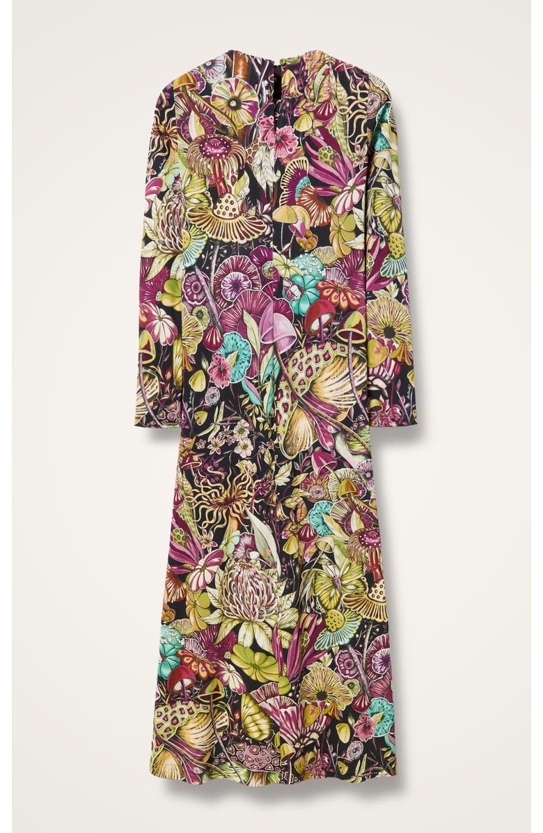 La DoubleJ Long Sleeve Swing Dress, Alternate, color, Fun-Gi Green