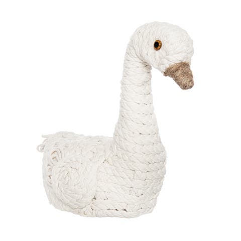 Woven Swan Figurine
