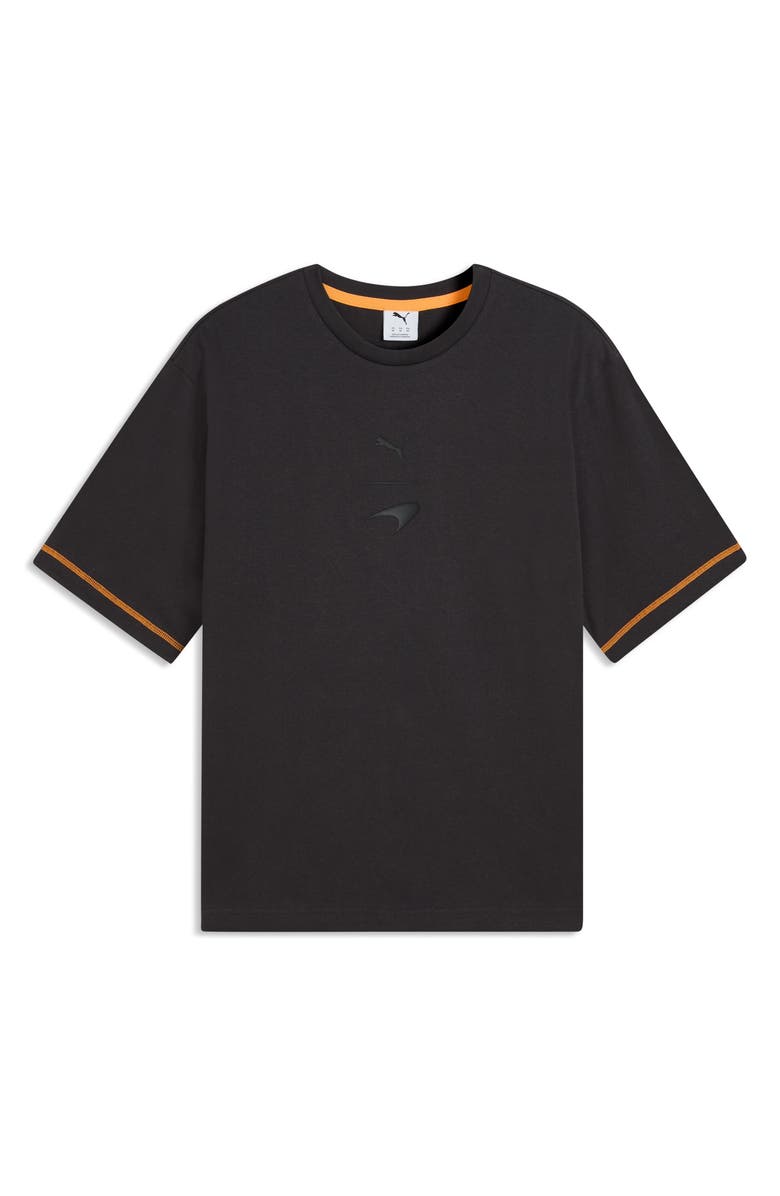 PUMA Relaxed Fit Embroidered McLaren Logo T-Shirt, Main, color, Titan Black