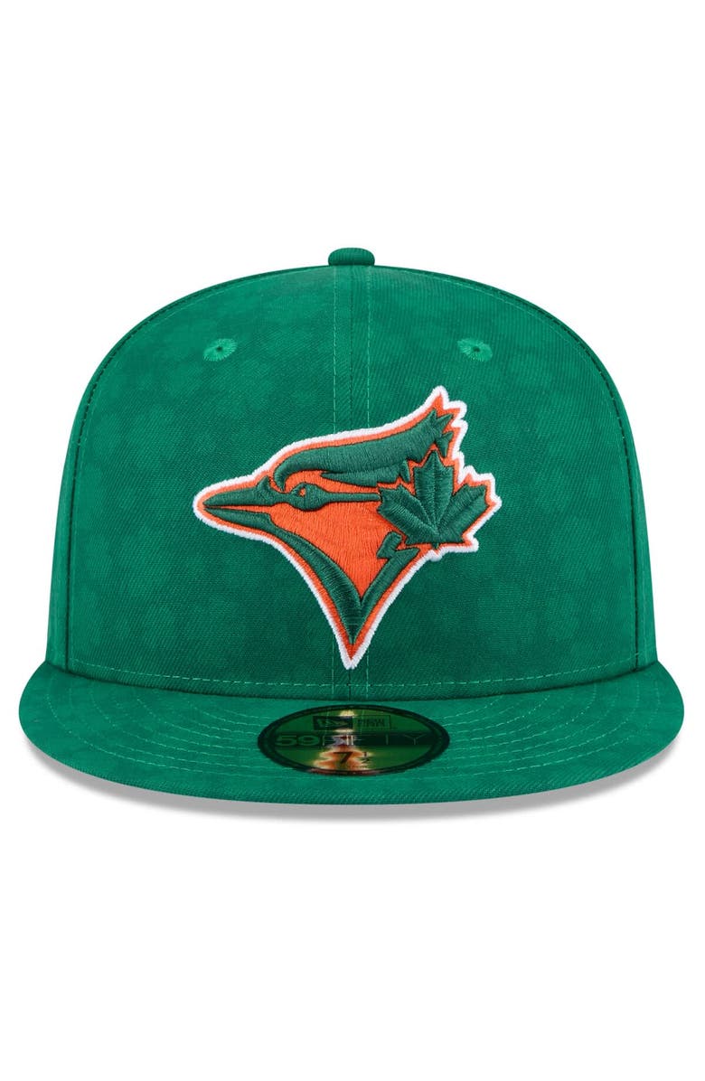 New Era Men's New Era Kelly Green Toronto Blue Jays St. Patrick's Day 59FIFTY Fitted Hat, Alternate, color, 