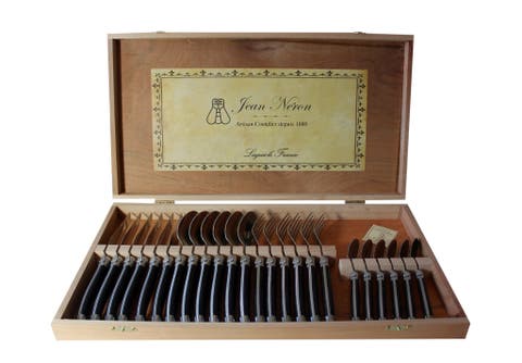 Platine 24 Piece Flatware Set in Wood Presentation Box