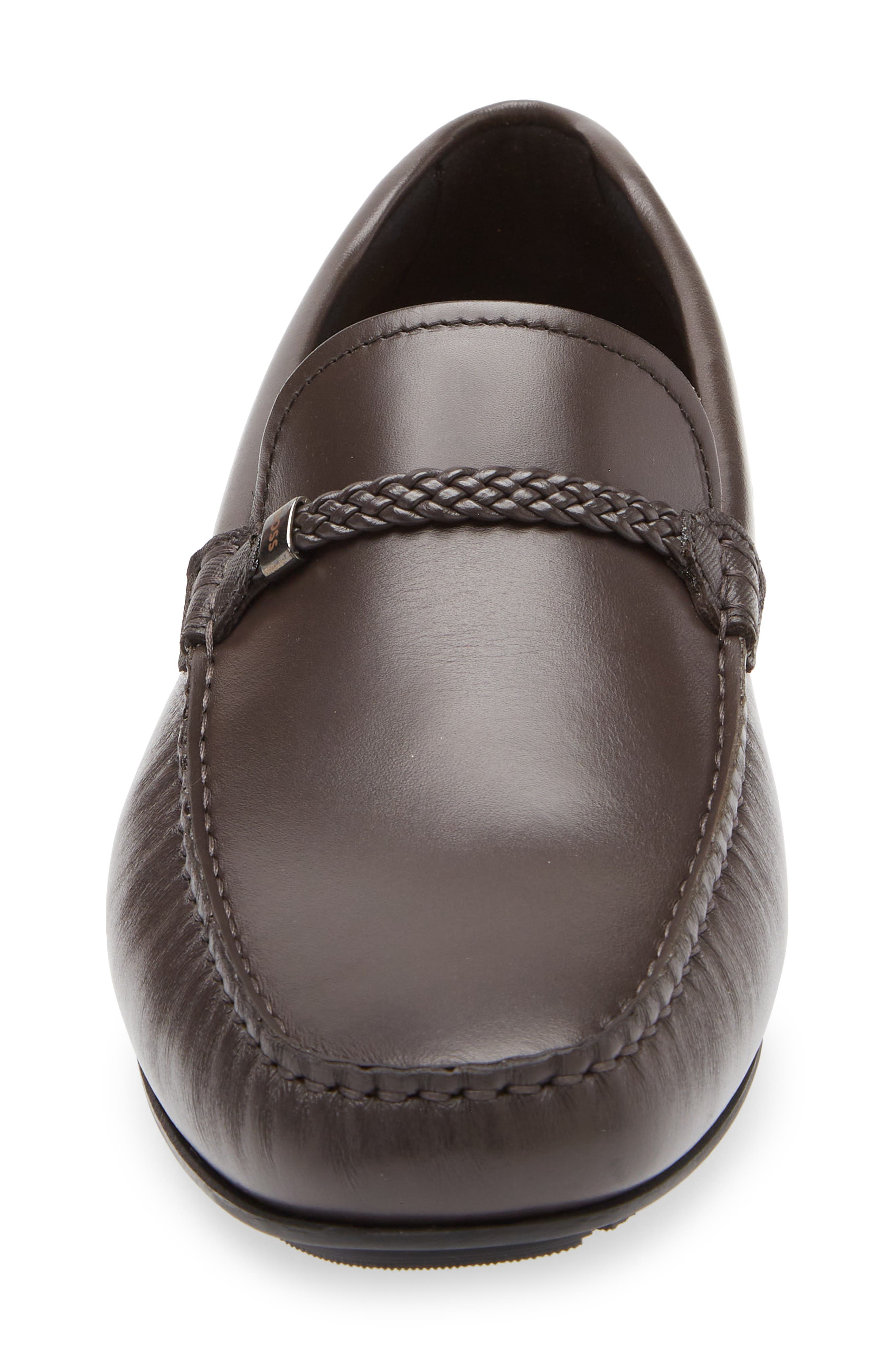 BOSS Noel Loafer, Alternate, color, Dark Brown