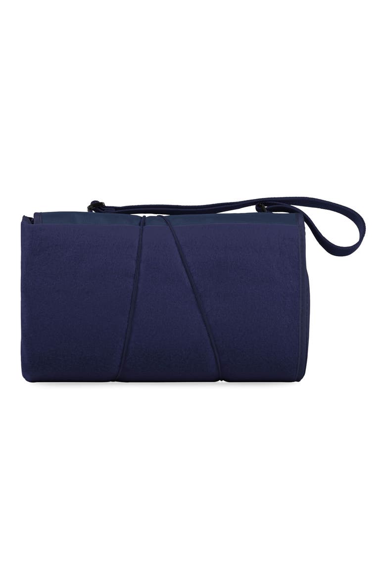 x Disney Lilo & Stitch Outdoor Picnic Blanket Tote, Alternate, color, NAVY BLUE WITH BLUE FLAP