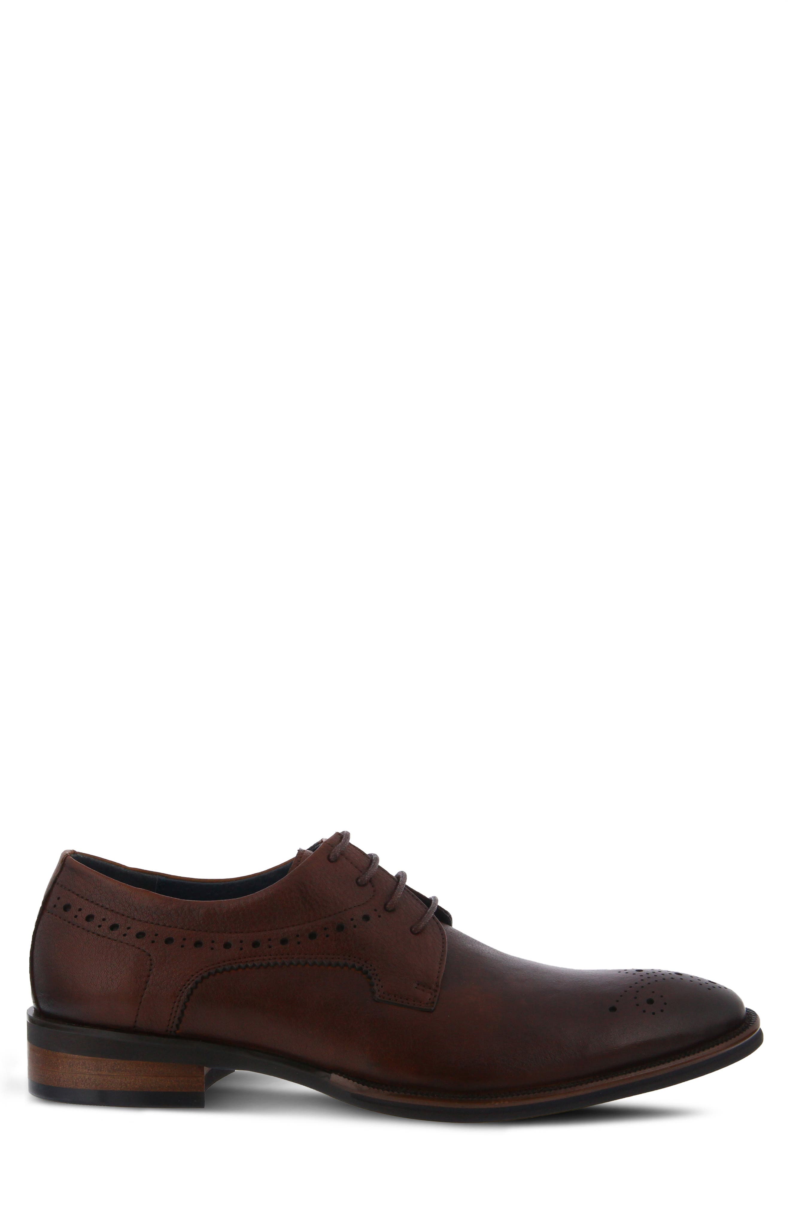 Spring Step Charlie Leather Derby, Alternate, color, Brown