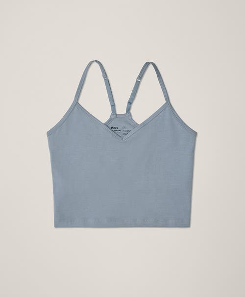 Pact Everyday Shelf Bra Cropped Camisole In Nude