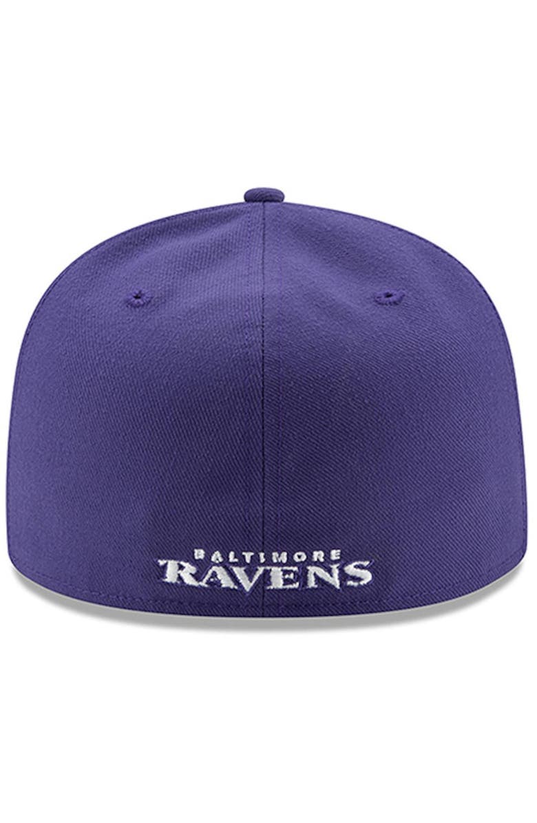 New Era Men's New Era Purple Baltimore Ravens Omaha 59FIFTY Hat, Alternate, color, Purple