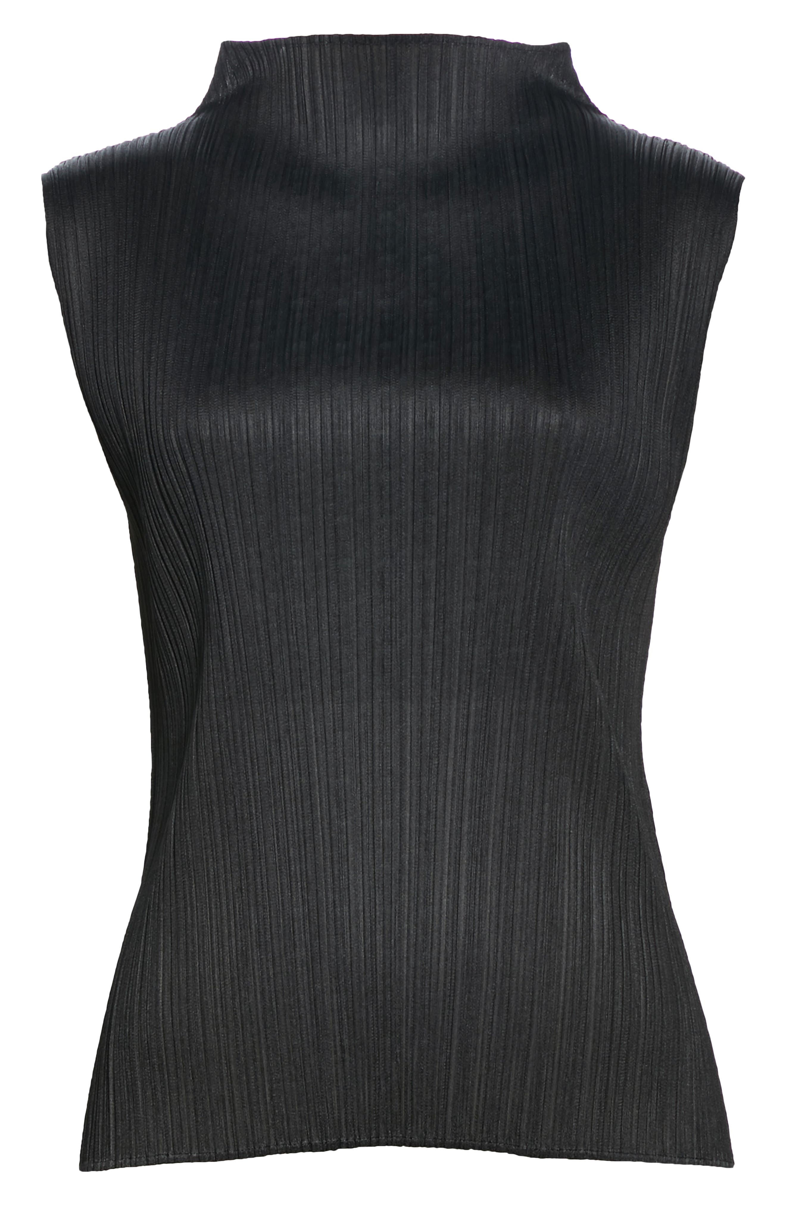 Pleated Funnel Neck Top (Women) | Nordstrom