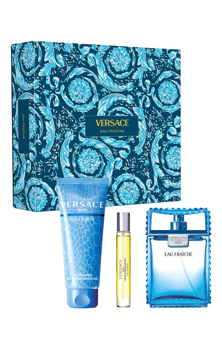 Versace Man Eau Fraîche Eau de Toilette Gift Set $163 Value, Main, color, 