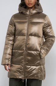 Noize Alicia Water Resistant Hooded Parka Puffer Jacket