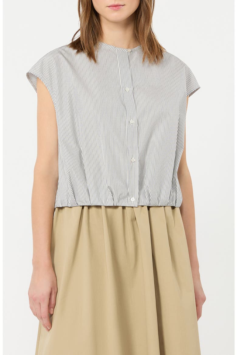 Gelatina Stripe Top, Main, color, NAVY