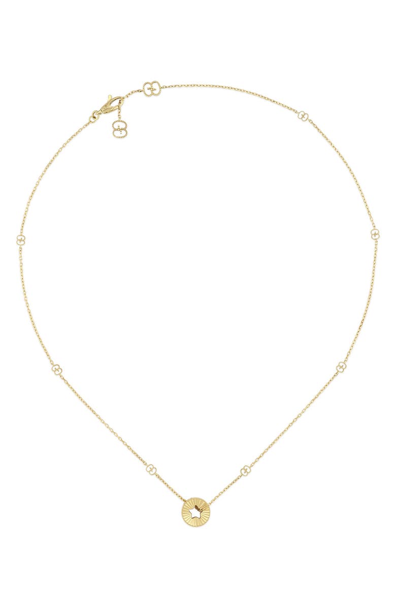 Gucci Icon Star Pendant Necklace, Alternate, color, 