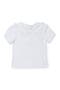 Girls Short Sleeve Peter Pan Collar Polo Shirt