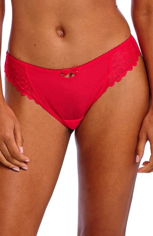 Freya Loveland Embroidered Bikini In Bombshell Chilli Red