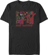 MTV Men's MTV Roses Logo Graphic Tee