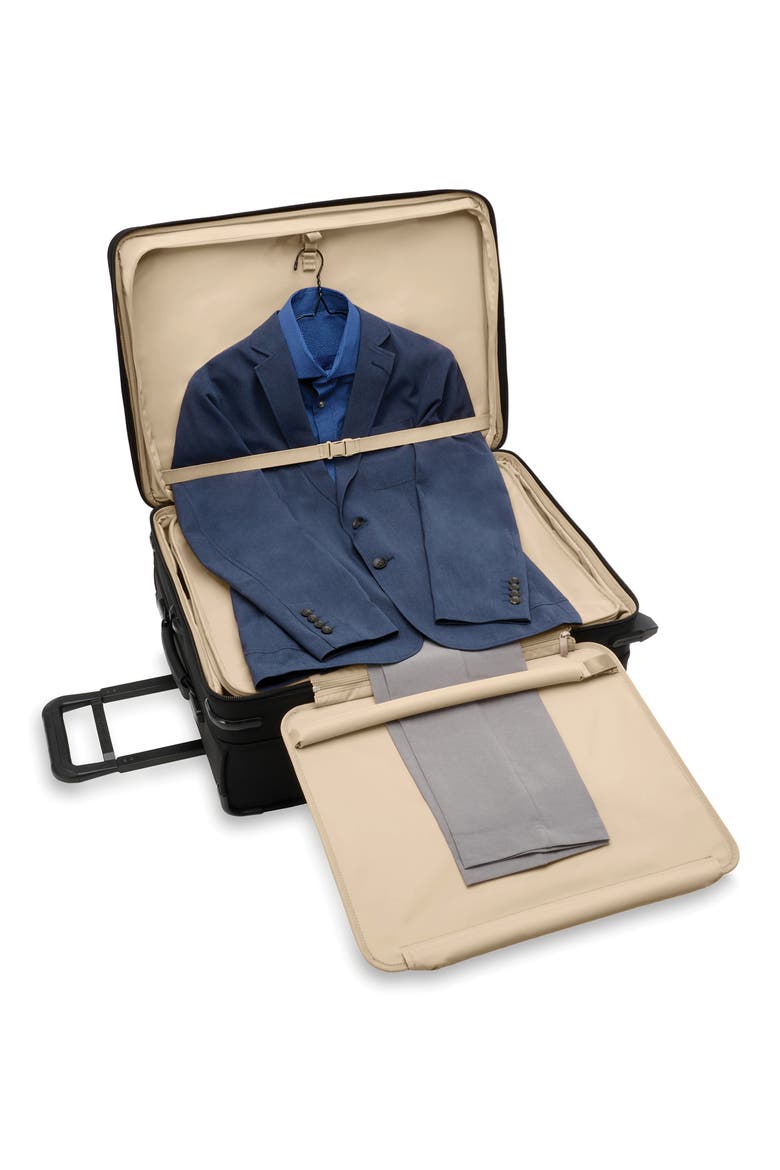 26-Inch Baseline Medium Expandable Wheeled Upright Packing Case, Alternate, color, BLACK