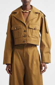 Kindred Spirit Luna Cotton Drill Cargo Jacket
