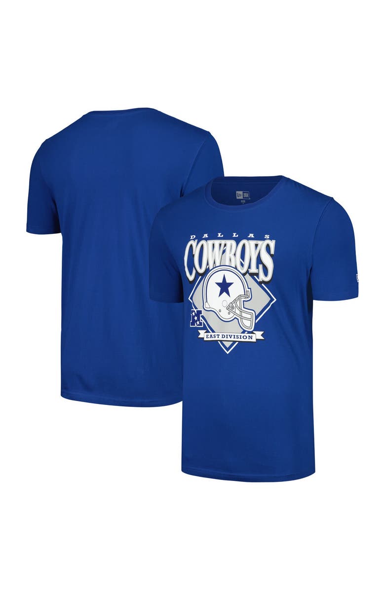 New Era Men's New Era Royal Dallas Cowboys Helmet Historic Marks T-Shirt, Main, color, 
