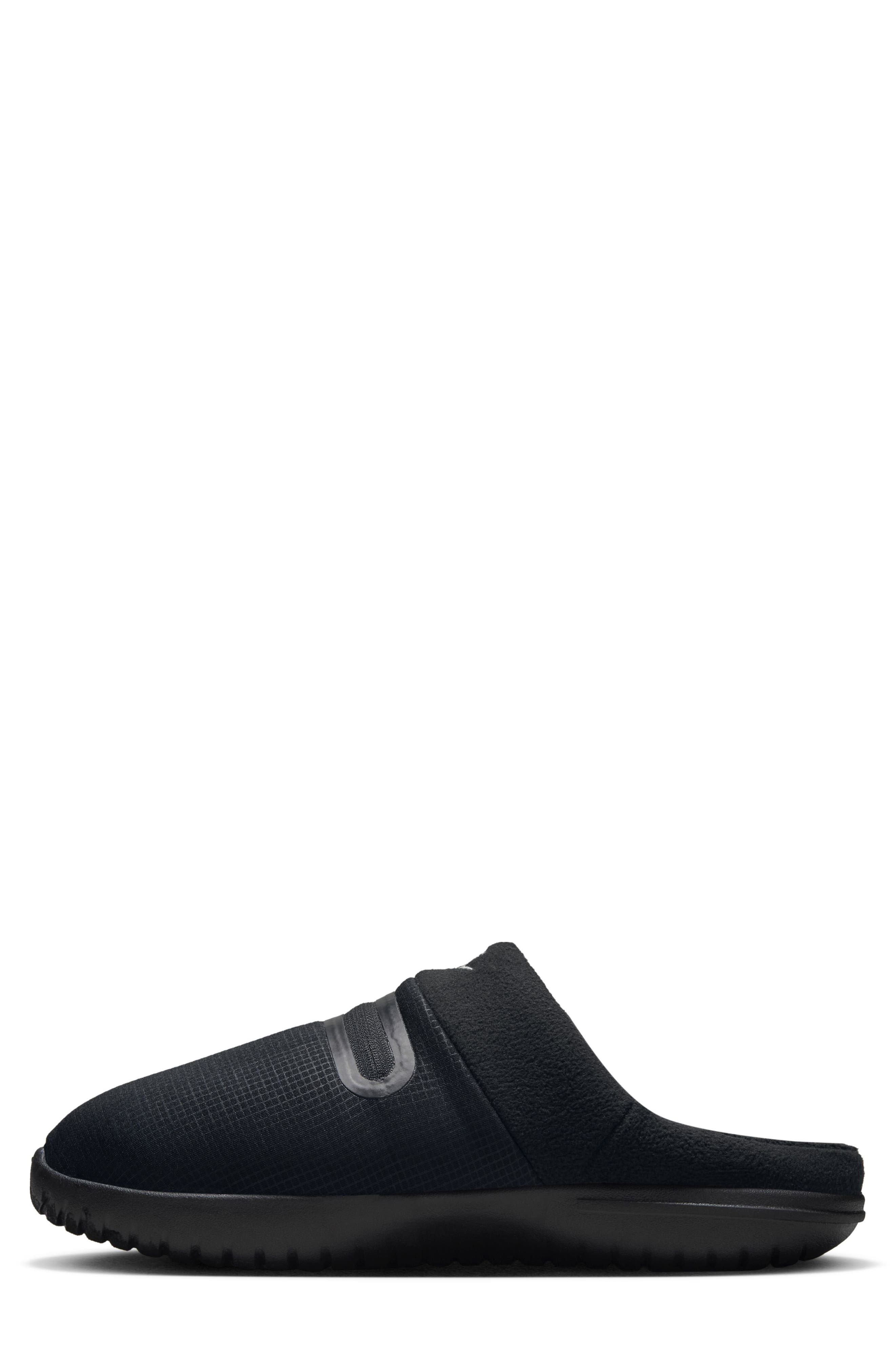 Burrow Slipper, Alternate, color, BLACK/ PHANTOM/ BLACK