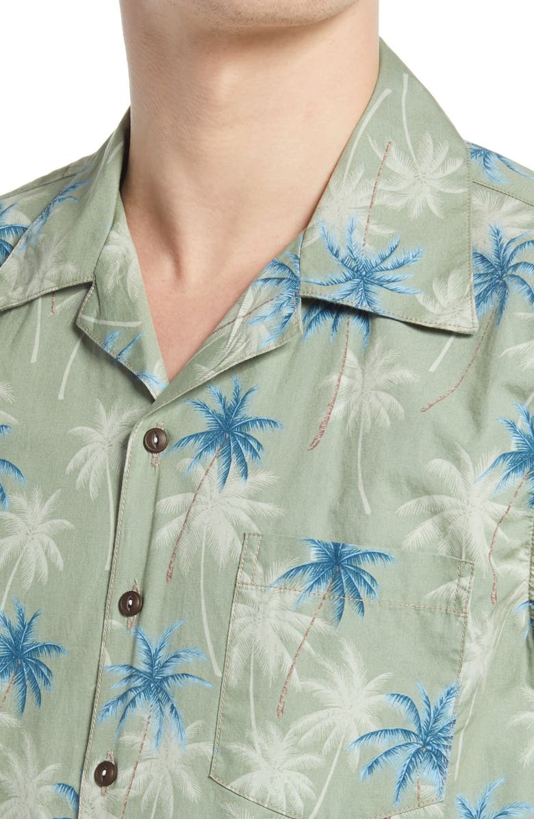 HIROSHI KATO KATO Men's Trim Fit Print Short Sleeve Button-Up Shirt, Alternate, color,