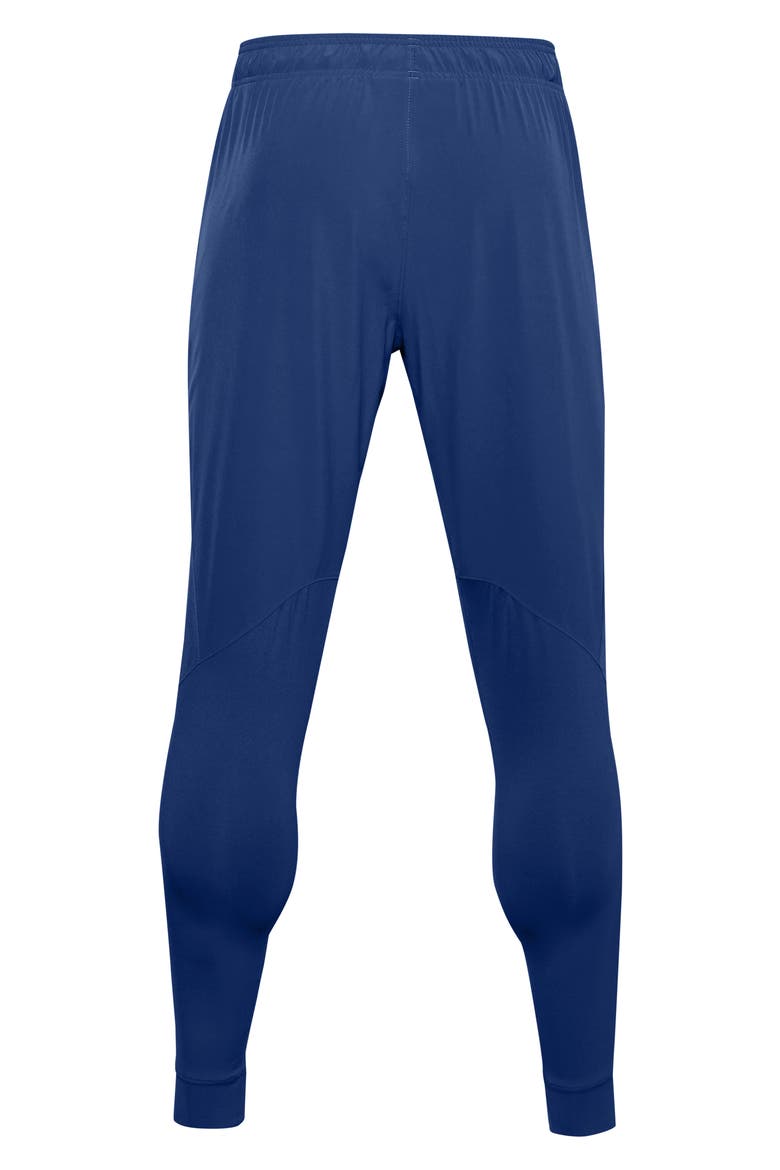 Hybrid Water Repellent Performance Training Pants, Alternate, color, AMERICAN BLUE/ BLACK