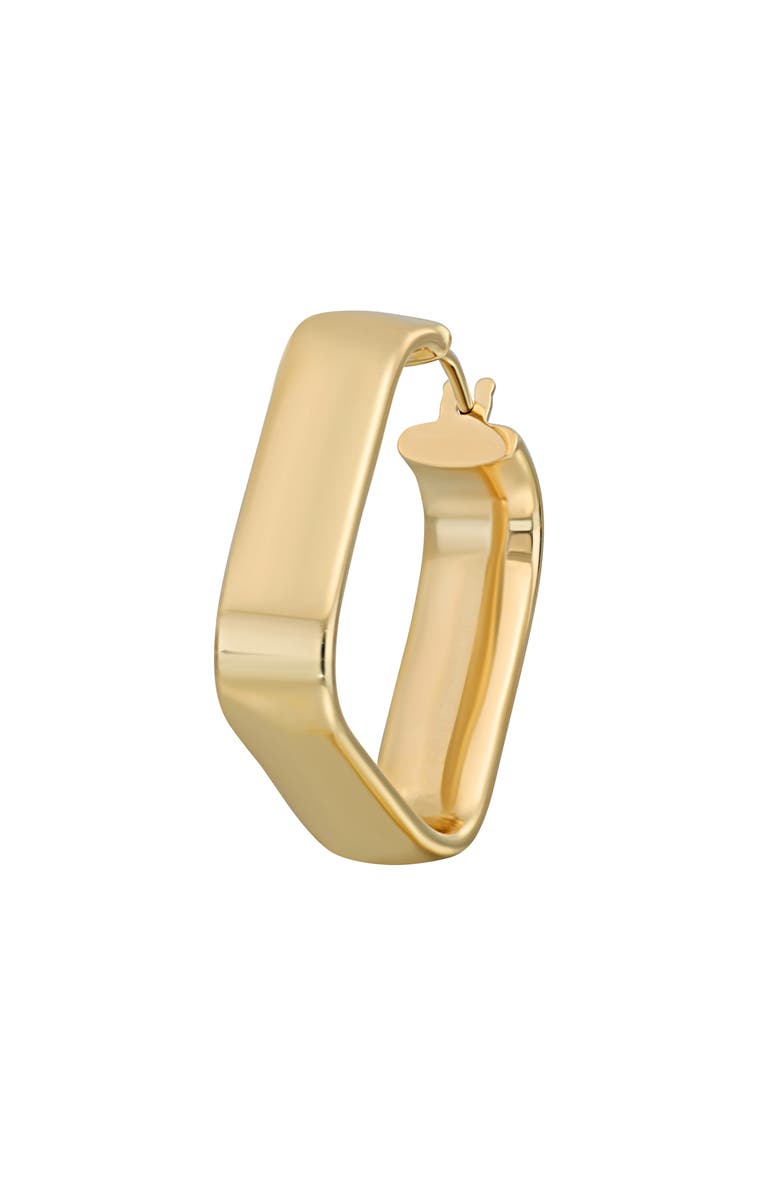 Bony Levy 14K Gold Rectangular Hoop Earrings, Alternate, color, 14K Yellow Gold