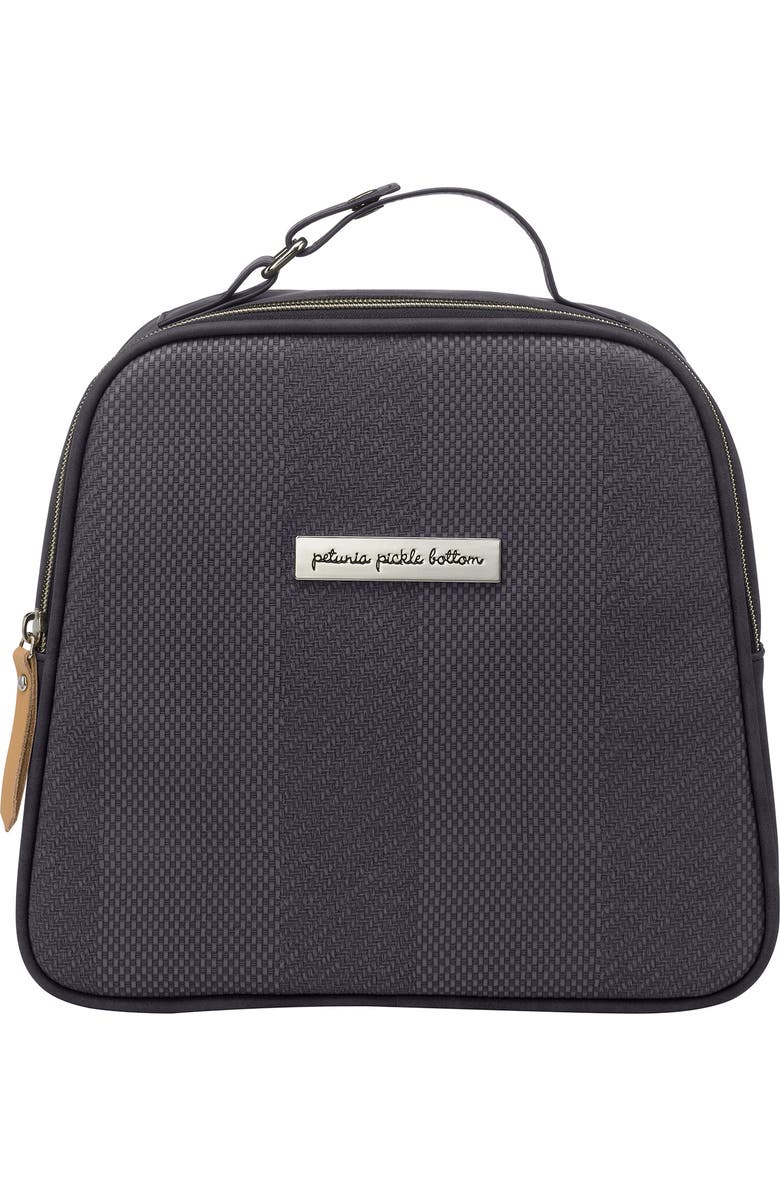 Petunia Pickle Bottom Tandem Water Resistant Bottle & Lunch Box, Main, color, Black