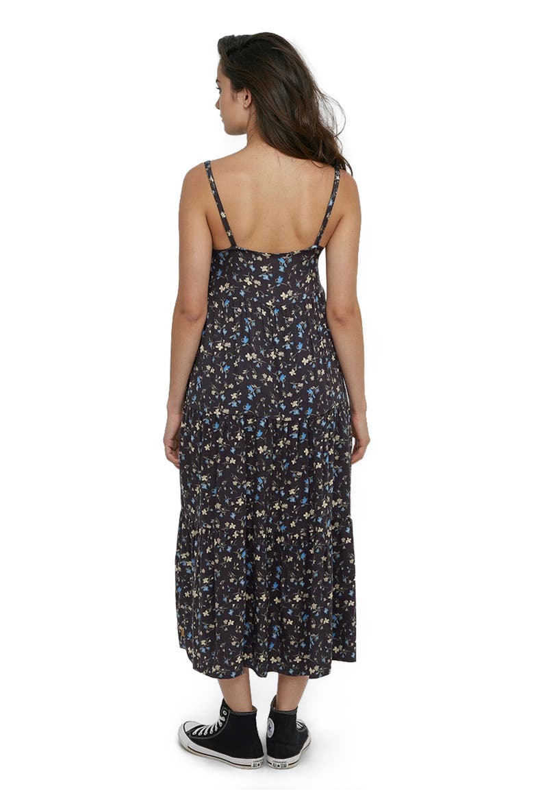 EcoWoven Crepe Hopewell Dress, Alternate, color, Graphite/Scattered Floral
