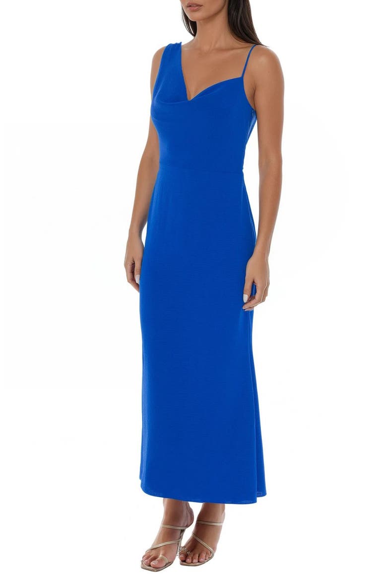 Airflow Cowl Neck Maxi Dress, Alternate, color, ROYAL