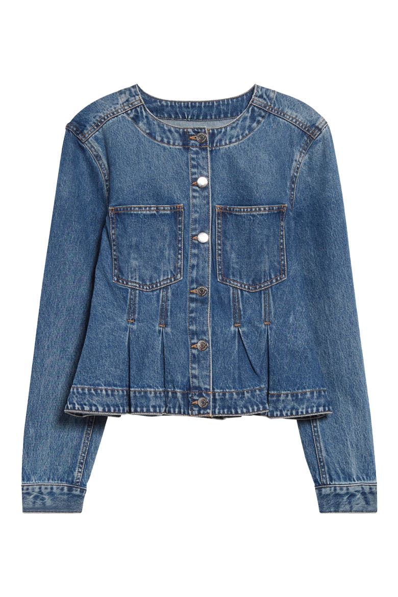 Zahara Peplum Denim Jacket (Women) | Nordstrom