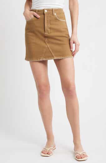 Rails Laurel Embroidered Stitch Denim Miniskirt