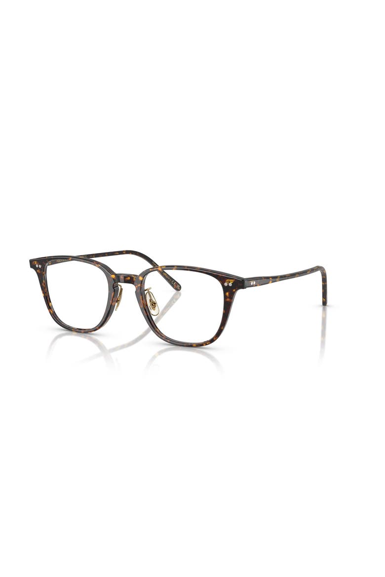 49mm Square optical glasses, Main, color, Tortoise