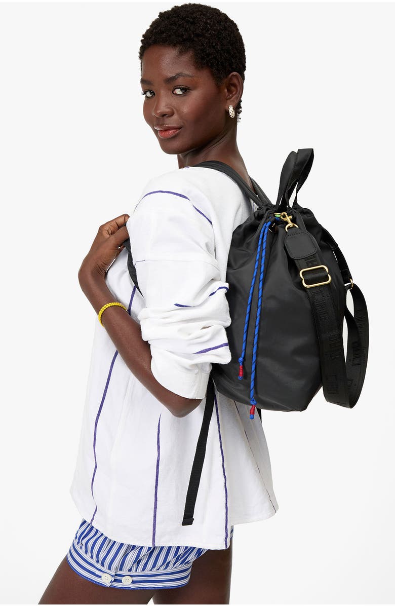 Clare V. Sac Tout Convertible Backpack, Alternate, color, Black