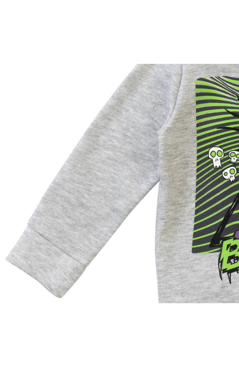 Disney Nightmare Before Christmas Jack Skellington Fleece Hoodie & Pants Set, Alternate, color, Black / Grey