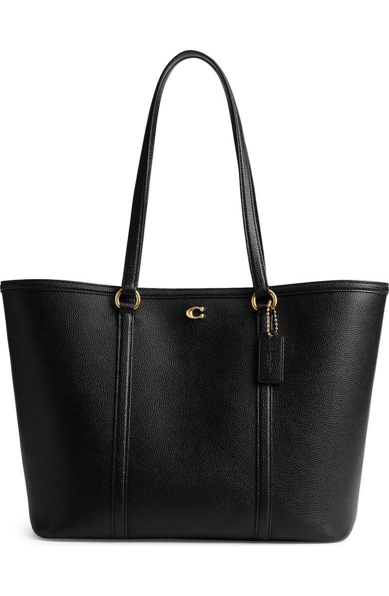 COACH Legacy Pebble Leather Tote, Main, color,