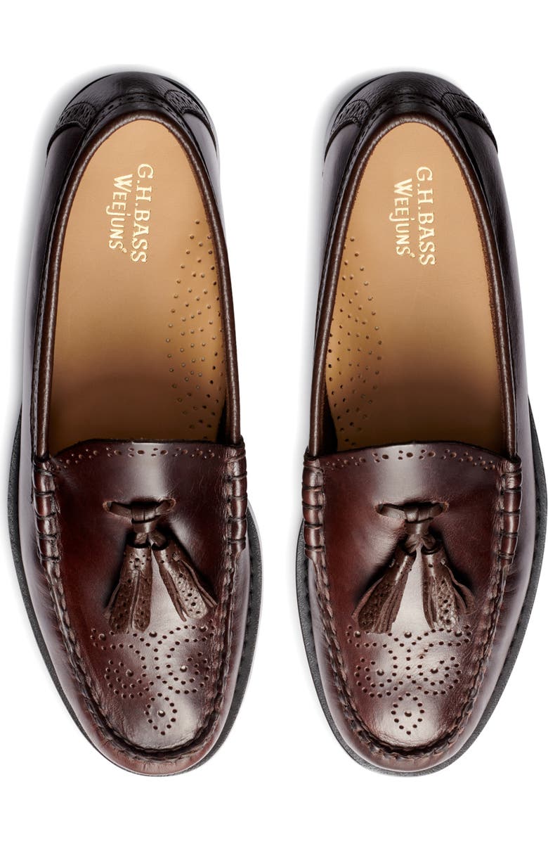 G.H.BASS Larkin Tassel Brogue Weejun Loafer, Alternate, color,