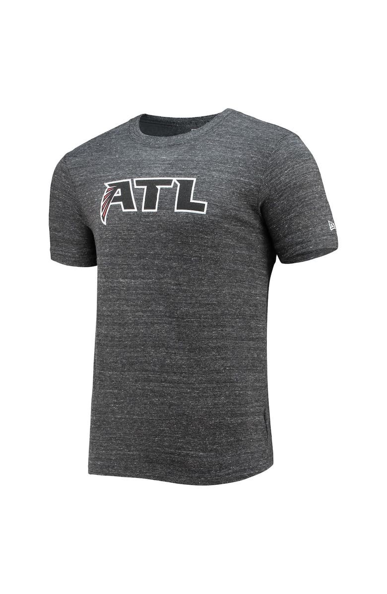 New Era Men's New Era Black Atlanta Falcons Alternative Logo Tri-Blend T-Shirt, Alternate, color, 