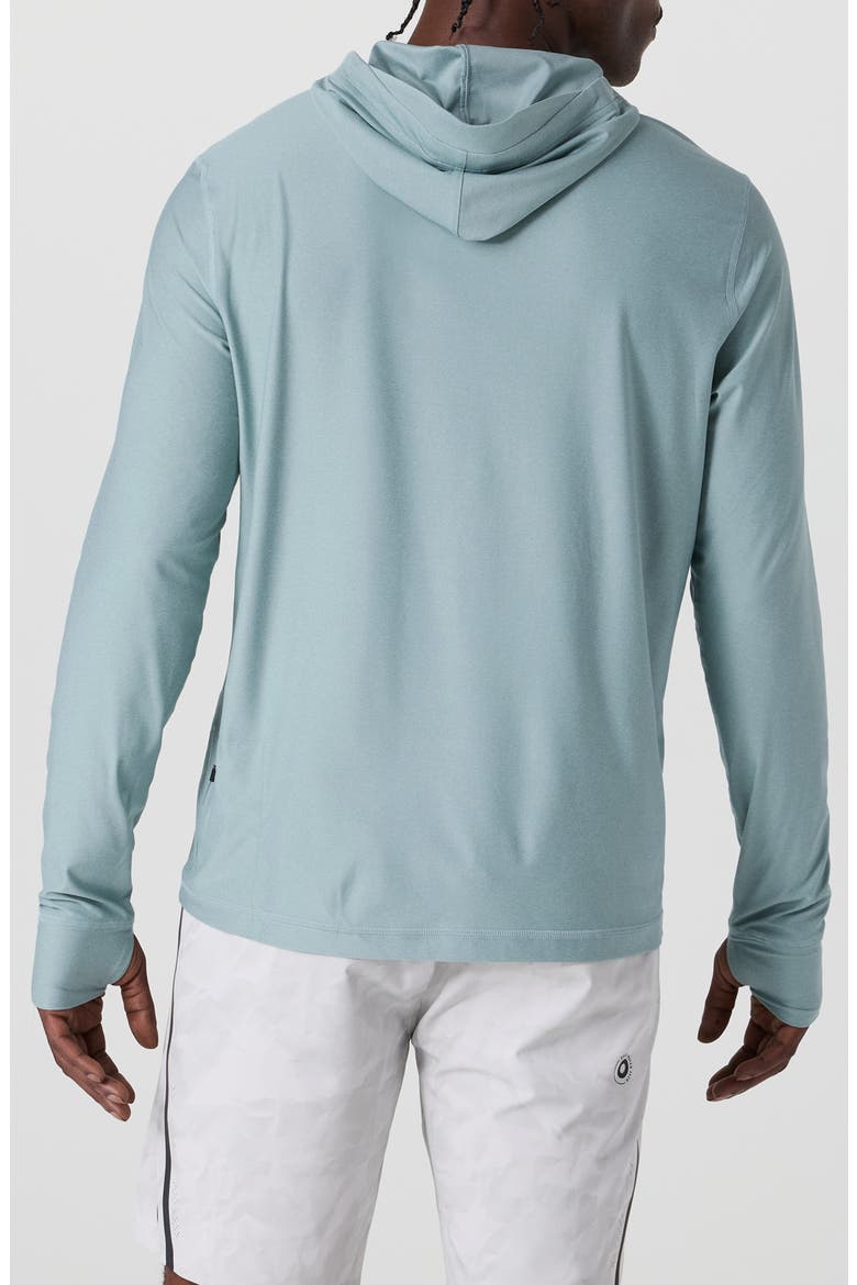 Uluwatu 23 Water Hoodie, Alternate, color, SEA SPRAY HEATHER