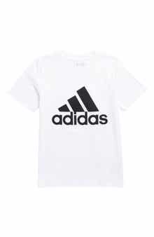 adidas Kids' Core Logo Cotton Jersey Graphic T-Shirt