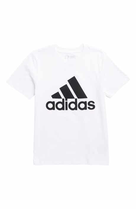 adidas Kids' Core Logo Cotton Jersey Graphic T-Shirt