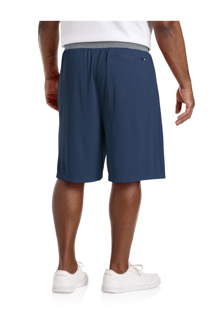 Big & Tall Performance Mesh Basketball Shorts, Alternate, color, COL NAVY/PURE GREY 6