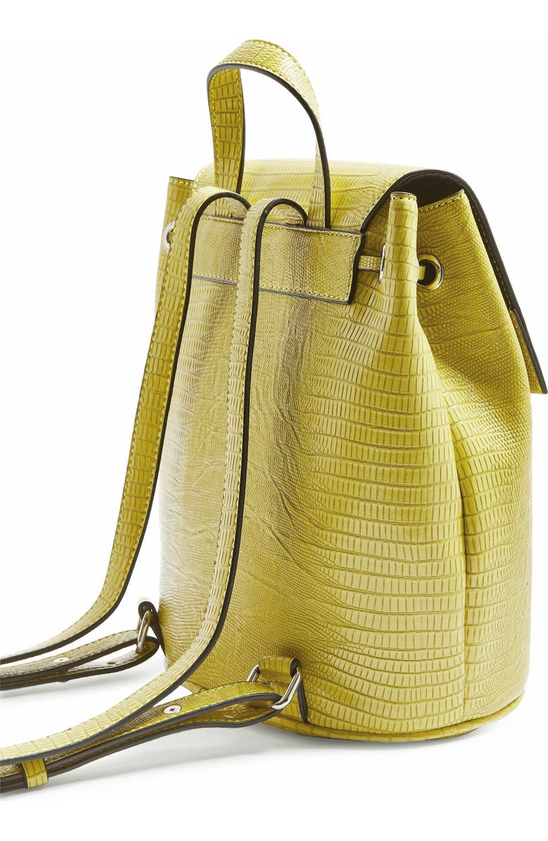 Topshop Ellis Flap Backpack, Alternate, color,